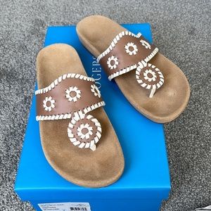 Jack Rogers comfort flats size 6